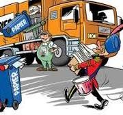 ophalen oud papier gewijzigd