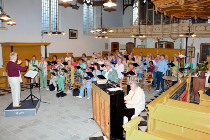 12 Na het concert nog wat repeteren-kl