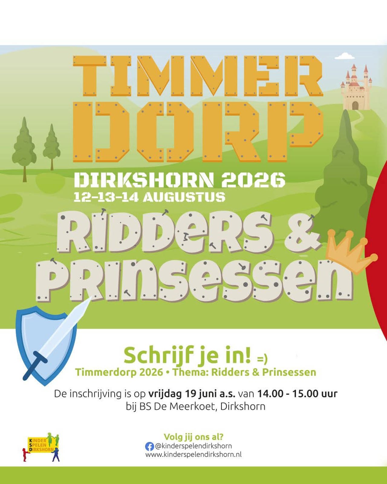 Geef je op voor Timmerdorp 2026.
