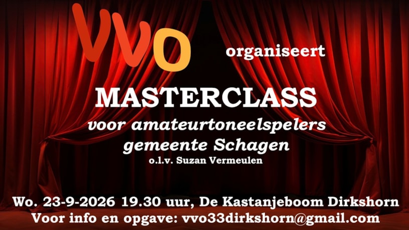 Flyer masterclass liggend