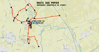 Route in beeld