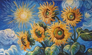 zonnebloemen