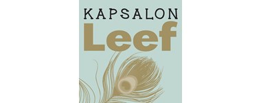 Logo kapsalon Leef Logo kapsalon Leef
