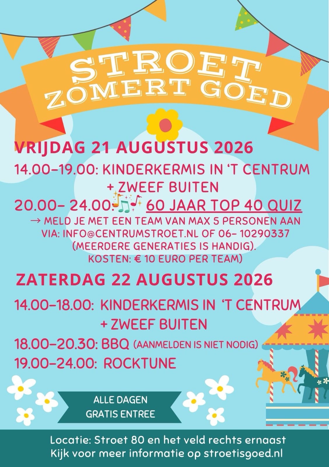 STROET Zomerkermis – 21 en 22 augustus